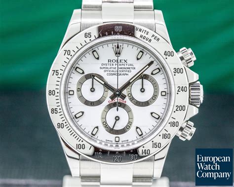 rolex daytona 2016 white dial|rolex daytona 116520 40 mm.